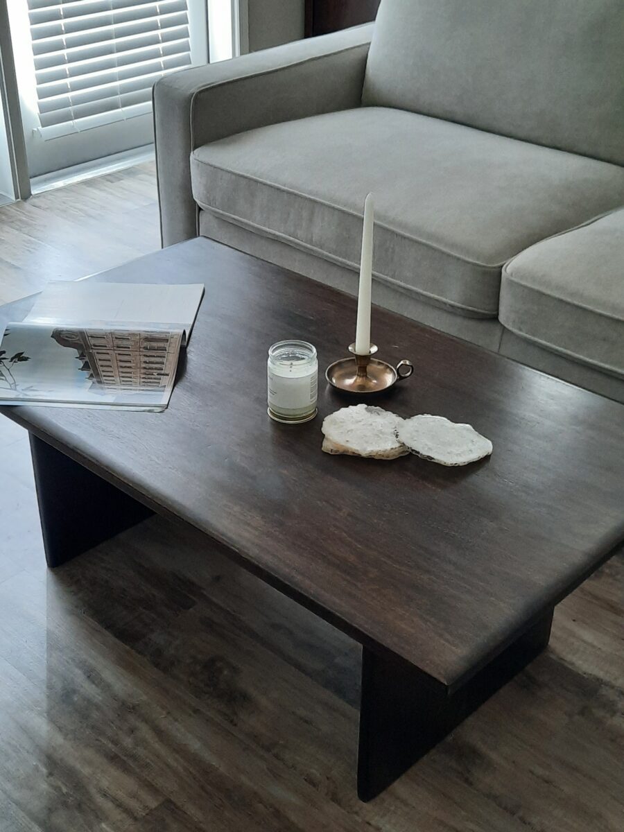 5 Extremely Easy Minimal Coffee Table Styling Tips and Inspiration | Ft. My Modern Coffee Table in Dark Walnut Mango Wood