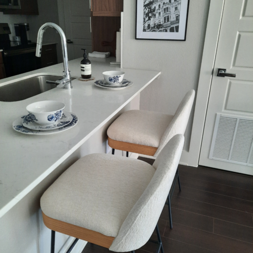 My New Counter Height Bar Stools | Ft. Target Sepulveda Mixed Material Ivory/Natural Opalhouse Bar Stool | A Review