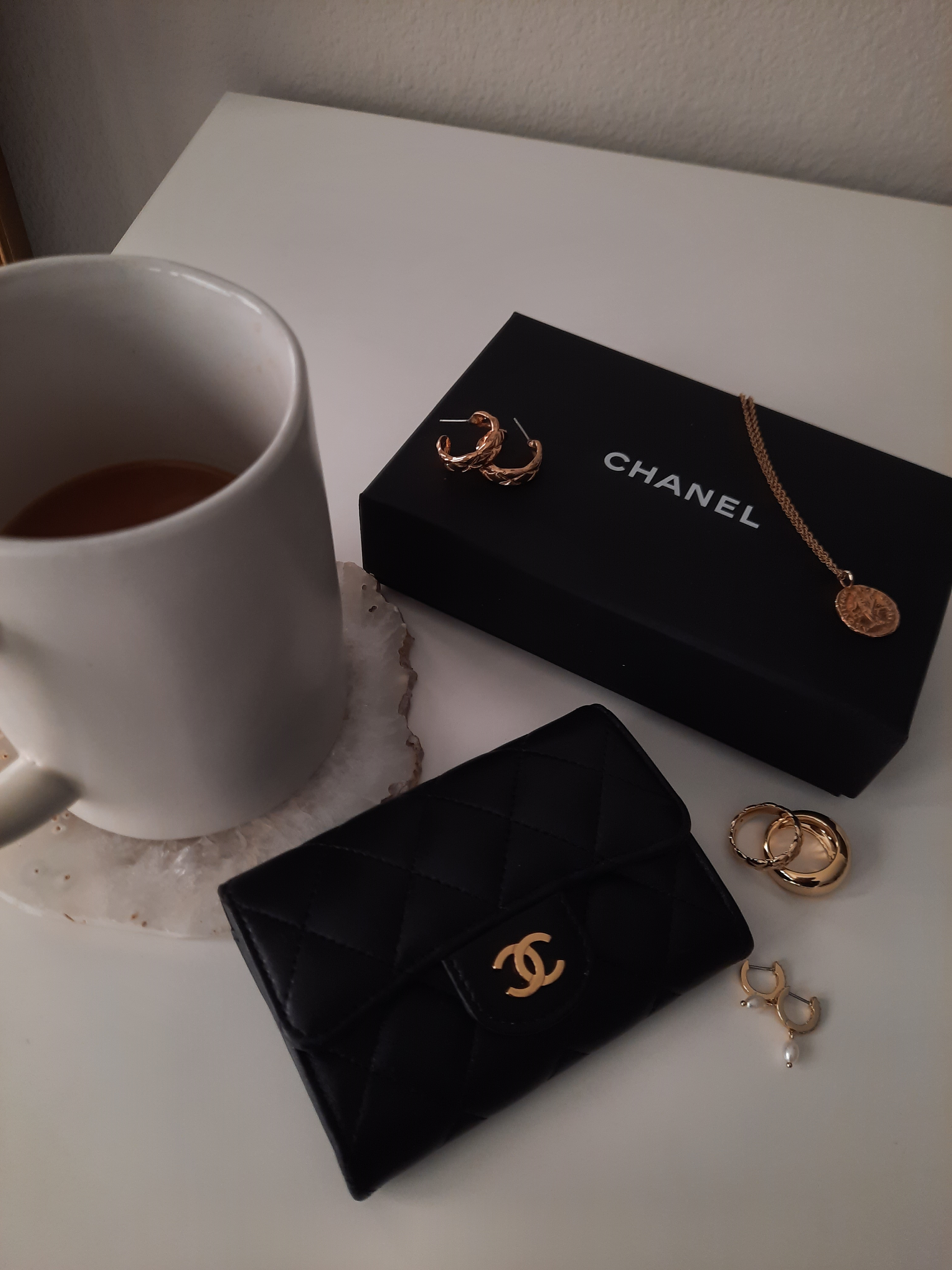 Chanel Lambskin Quilted Classic Flap Card Holder Wallet Review | The Perfect Mini Black Leather Wallet