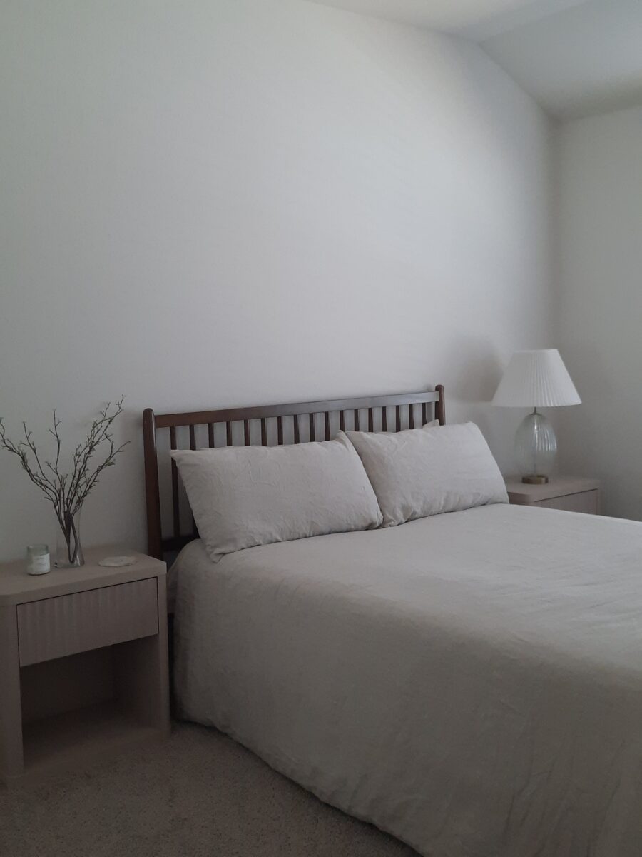 Styling My Bed: Organic Modern Ft. West Elm European Flax Linen Duvet Cover & Shams in Color Natural